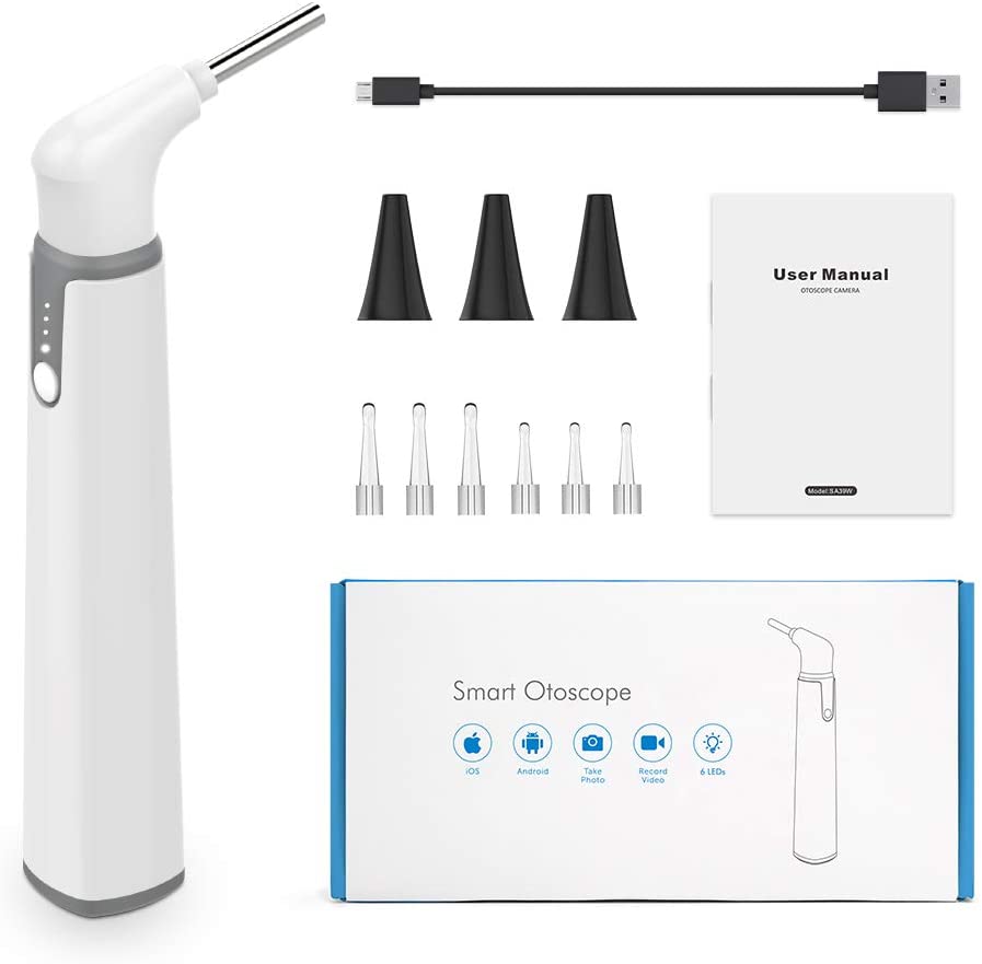 5-in-1 Multipurpose Wireless Smart Otoscope & Ear Cleaning Camera